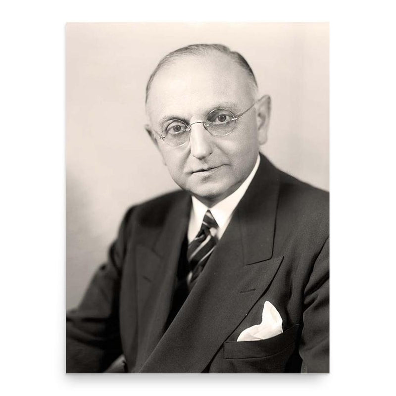 Frank Buchman poster print, in size 18x24 inches.