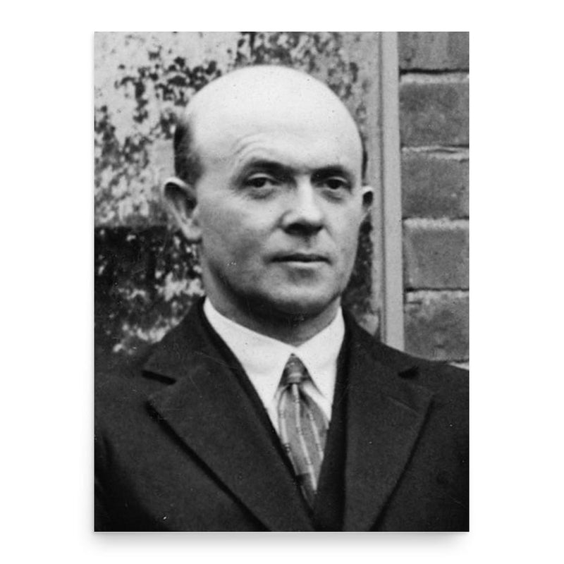 Frank Callaghan poster print, in size 18x24 inches.