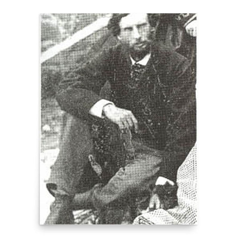 Frank Calvert poster print, in size 18x24 inches.