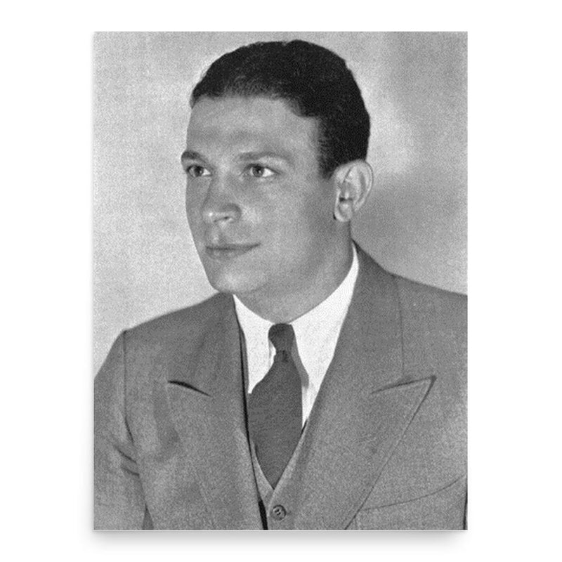 Frank Carideo poster print, in size 18x24 inches.