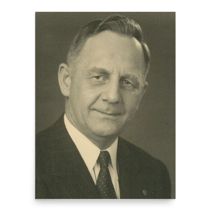 Frank Carlson poster print, in size 18x24 inches.