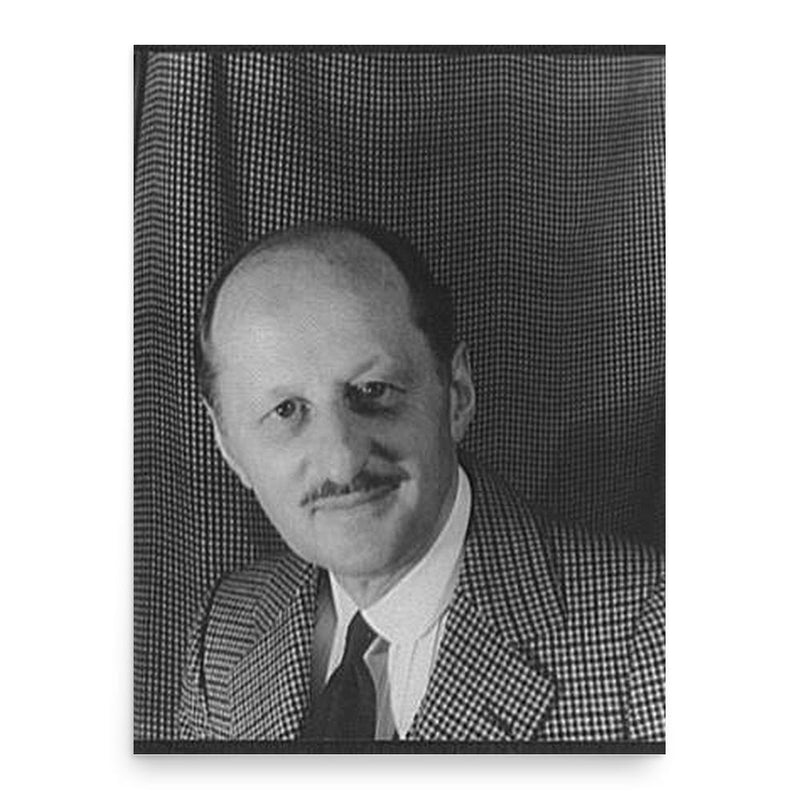 Frank Case poster print, in size 18x24 inches.