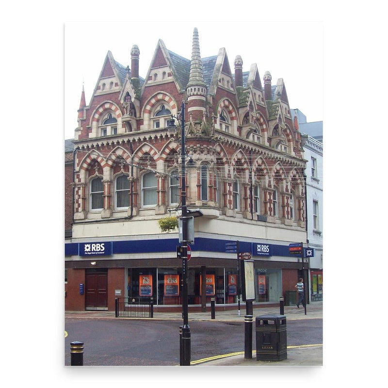 Frank Caws poster print, in size 18x24 inches.