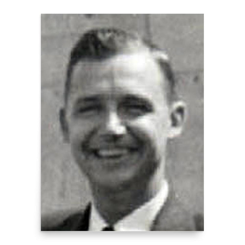 Frank Chelf poster print, in size 18x24 inches.