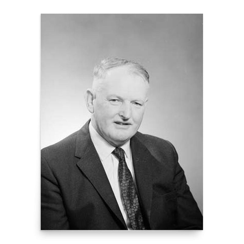 Frank Crean poster print, in size 18x24 inches.