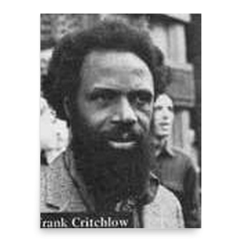 Frank Crichlow poster print, in size 18x24 inches.