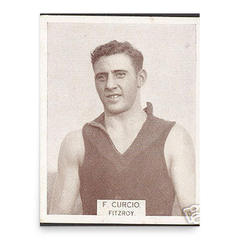 Frank Curcio poster print, in size 18x24 inches.