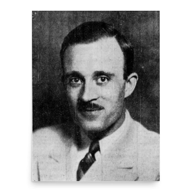 Frank Cyril James poster print, in size 18x24 inches.