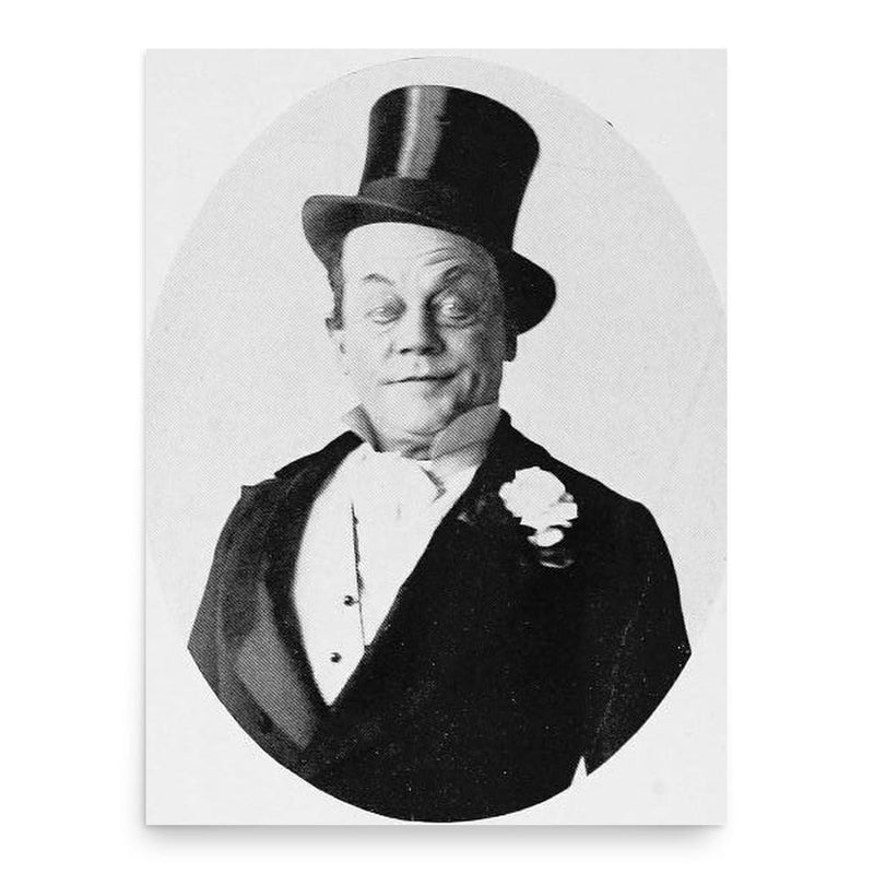 Frank Daniels poster print, in size 18x24 inches.