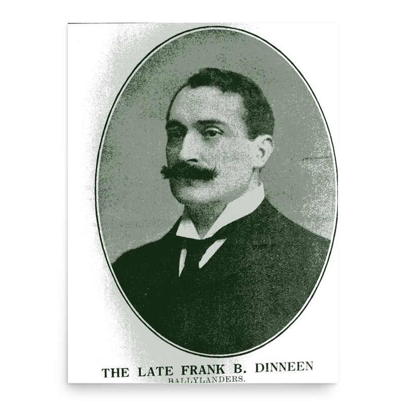 Frank Dineen poster print, in size 18x24 inches.
