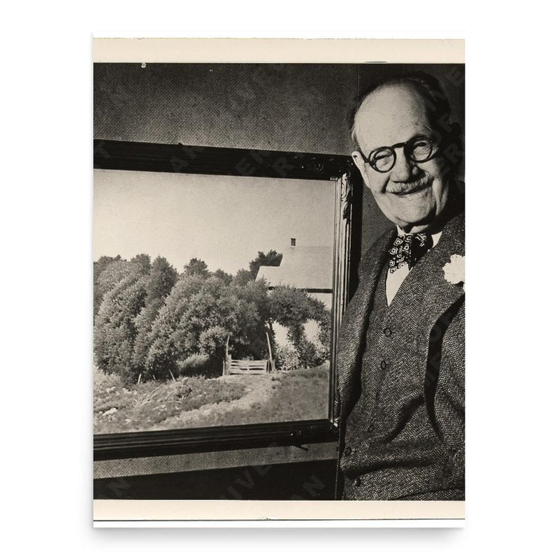 Frank DuMond poster print, in size 18x24 inches.