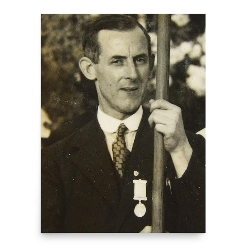 Frank Duff poster print, in size 18x24 inches.