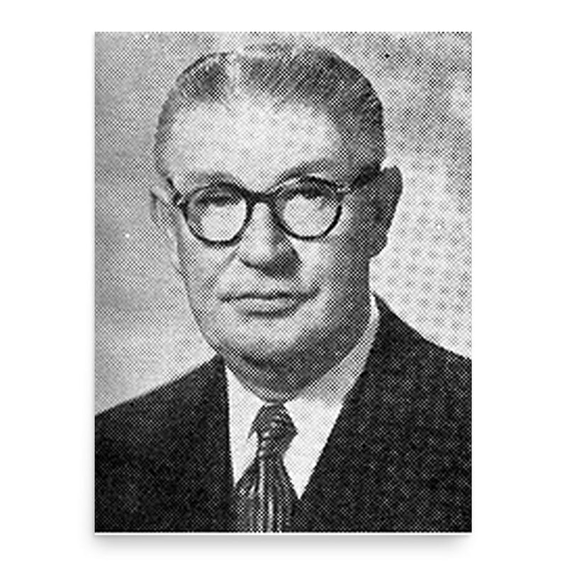 Frank Finnan poster print, in size 18x24 inches.