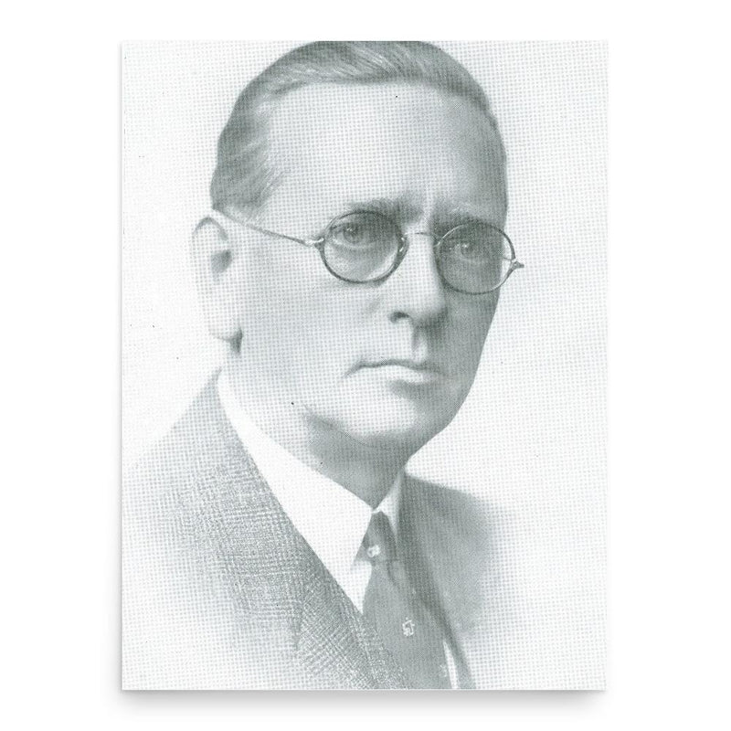 Frank Fitzgerald poster print, in size 18x24 inches.