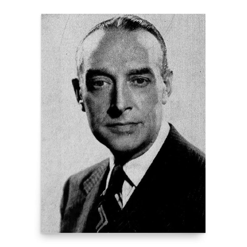 Frank Gallop poster print, in size 18x24 inches.