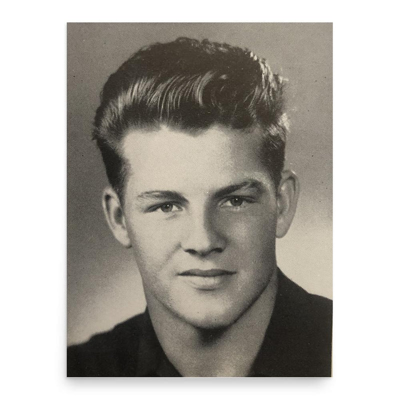 Frank Gifford poster print, in size 18x24 inches.