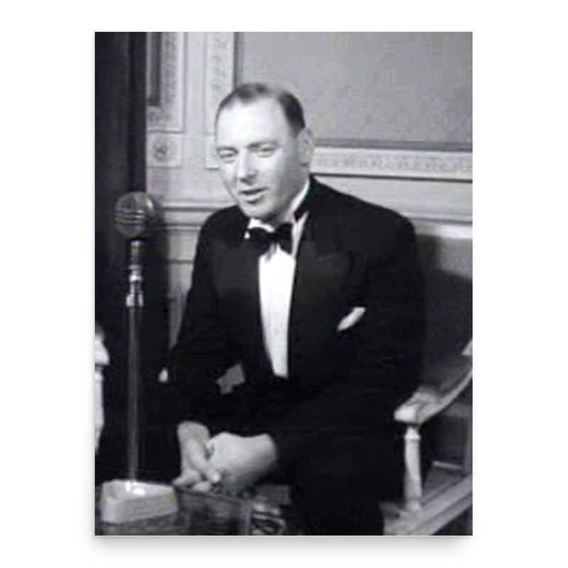 Frank Gillard poster print, in size 18x24 inches.