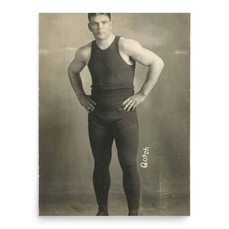 Frank Gotch poster print, in size 18x24 inches.