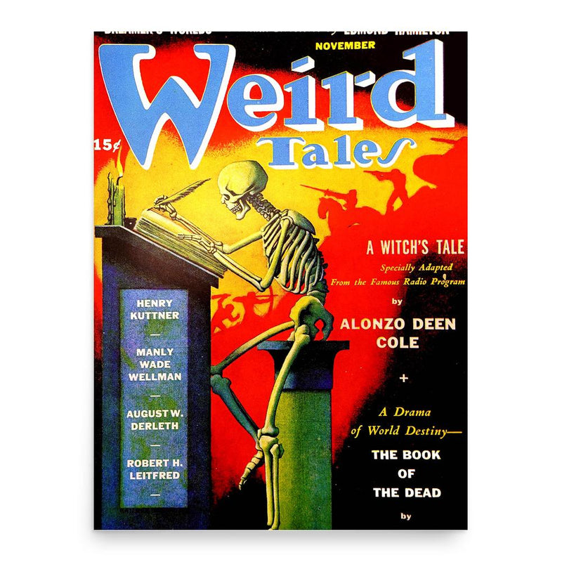 Frank Gruber poster print, in size 18x24 inches.