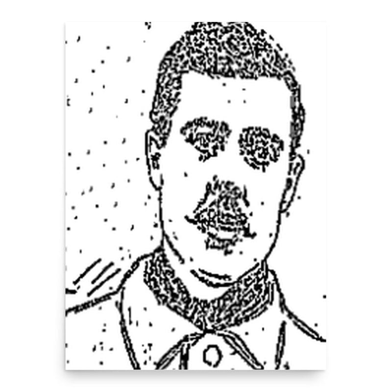 Frank Hansford poster print, in size 18x24 inches.