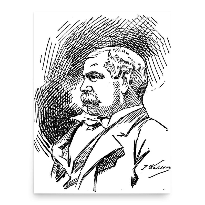 Frank Happersberger poster print, in size 18x24 inches.