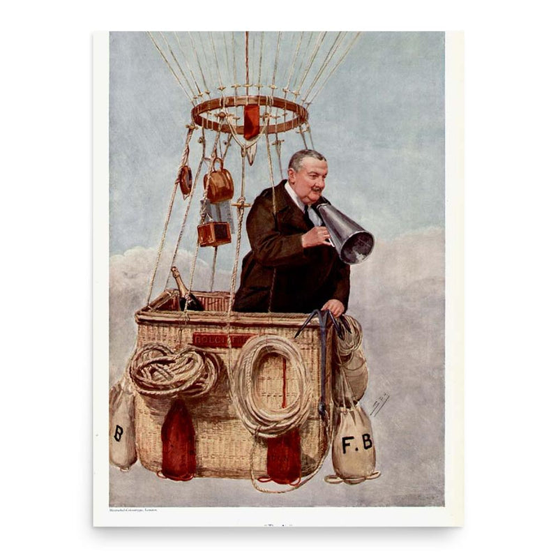 Frank Hedges Butler poster print, in size 18x24 inches.