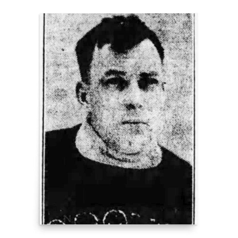 Frank Heffernan poster print, in size 18x24 inches.