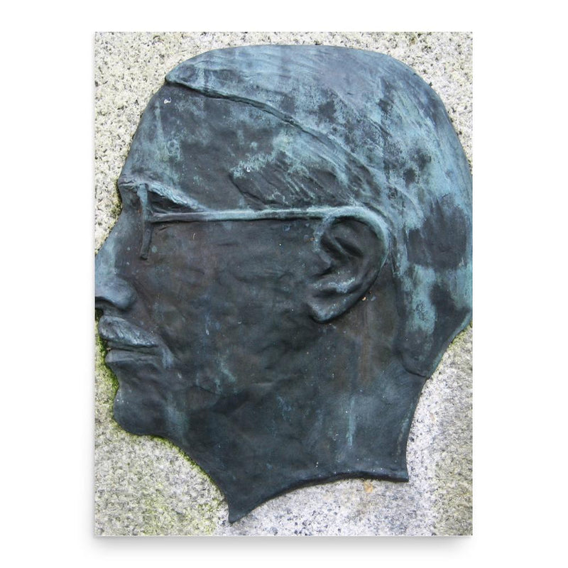 Frank Heller poster print, in size 18x24 inches.