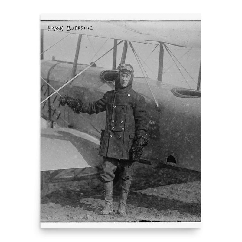 Frank Herbert Burnside poster print, in size 18x24 inches.