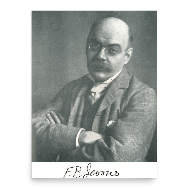 Frank Jevons poster print, in size 18x24 inches.