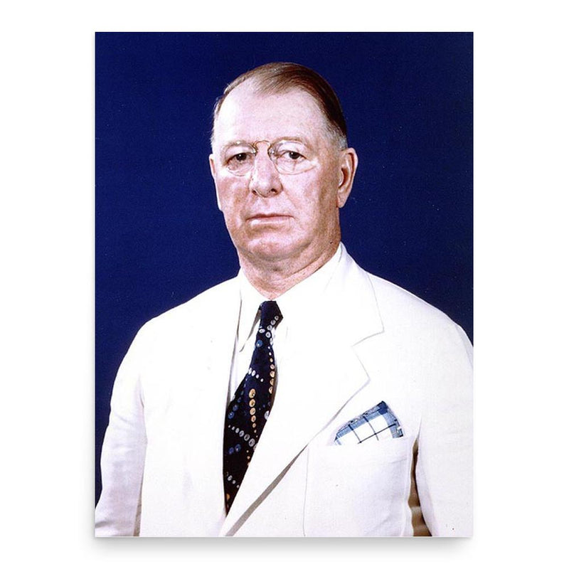 Frank Knox poster print, in size 18x24 inches.