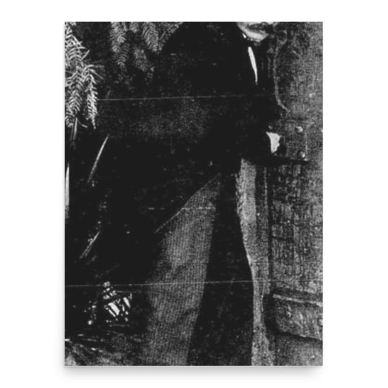 Frank Lackteen poster print, in size 18x24 inches.