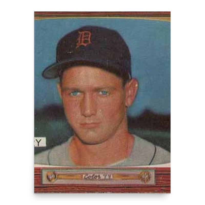 Frank Lary poster print, in size 18x24 inches.