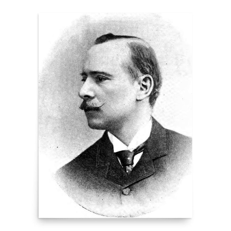 Frank Linsly James poster print, in size 18x24 inches.