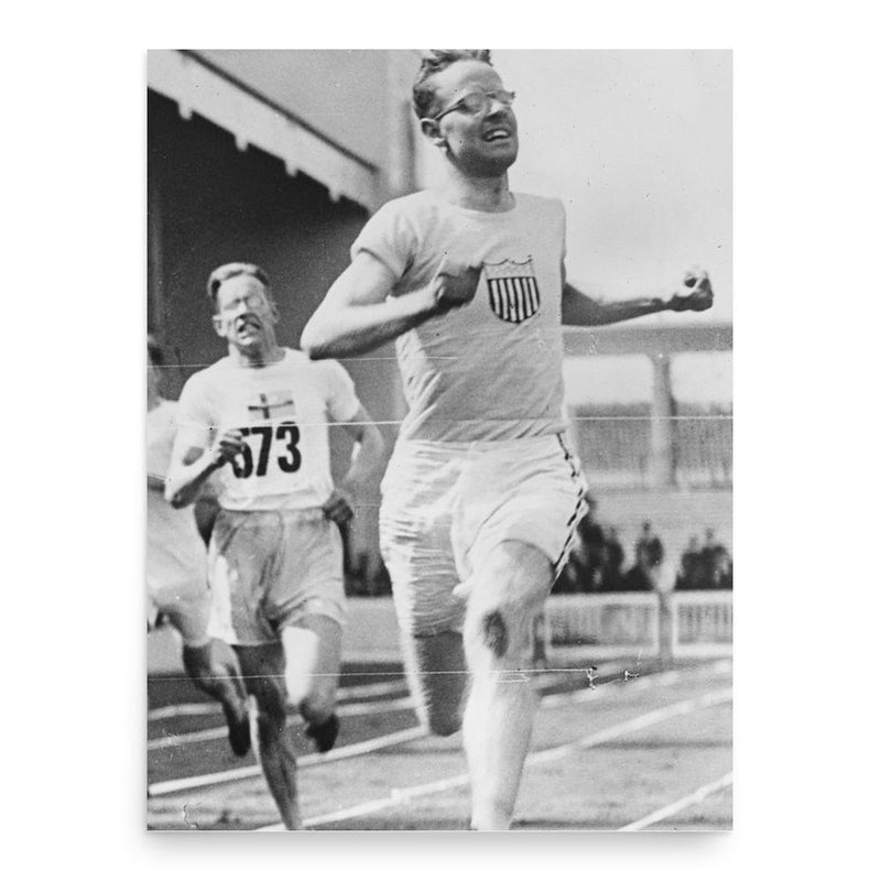 Frank Loomis poster print, in size 18x24 inches.