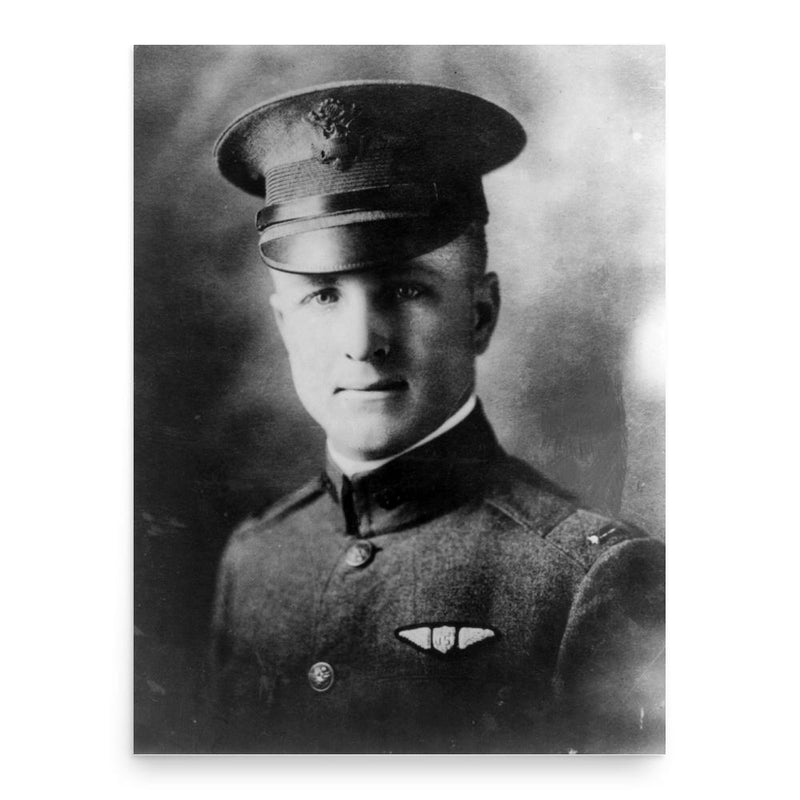 Frank Luke poster print, in size 18x24 inches.