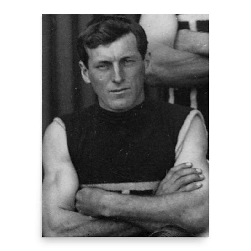 Frank Magor poster print, in size 18x24 inches.