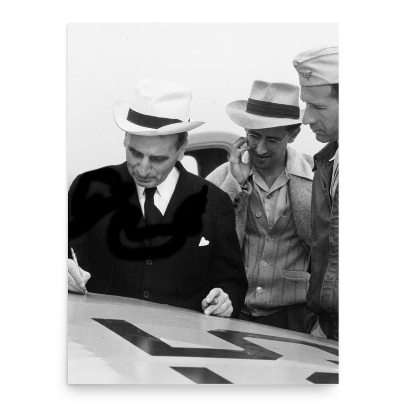 Frank Malina poster print, in size 18x24 inches.