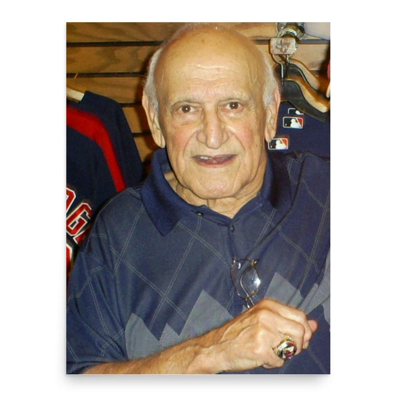 Frank Malzone poster print, in size 18x24 inches.