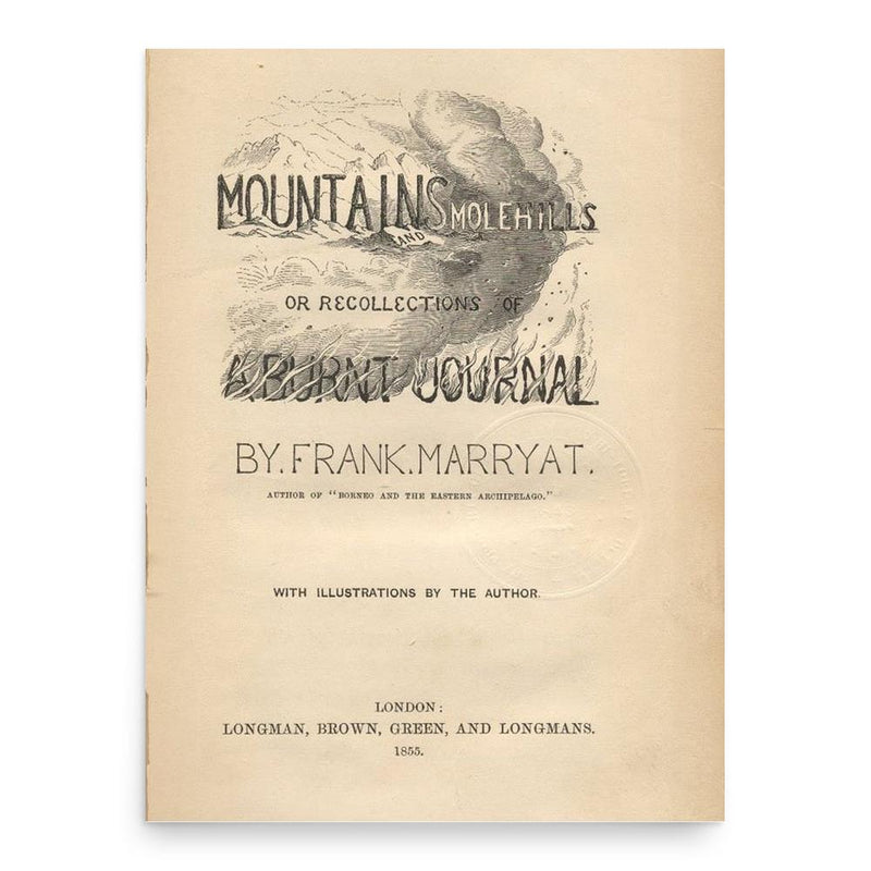 Frank Marryat poster print, in size 18x24 inches.