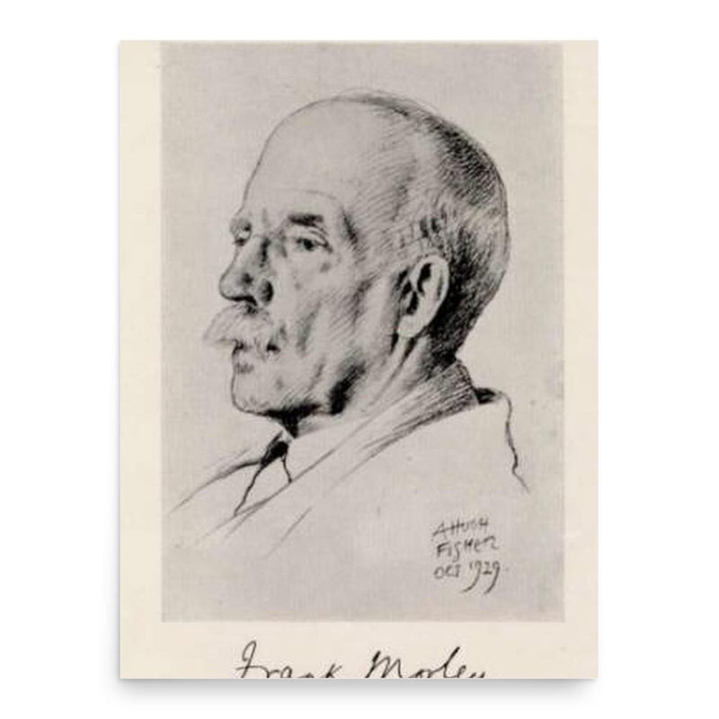 Frank Morley poster print, in size 18x24 inches.