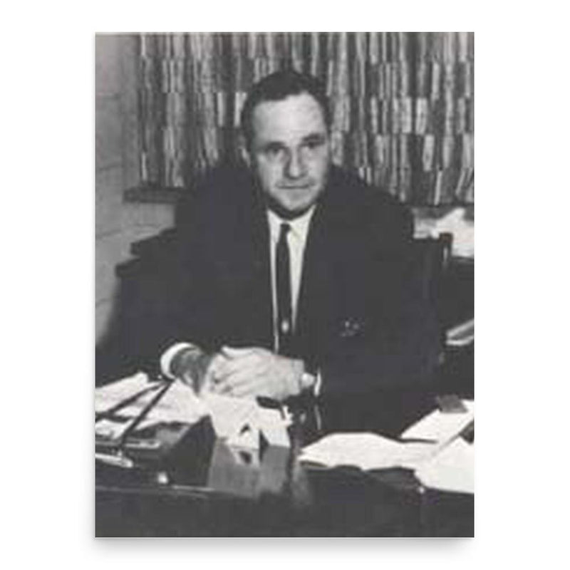 Frank Moseley poster print, in size 18x24 inches.