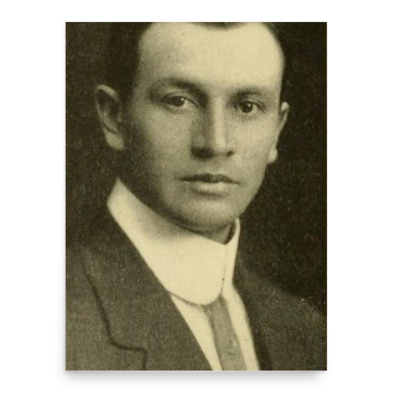 Frank Mount Pleasant poster print, in size 18x24 inches.