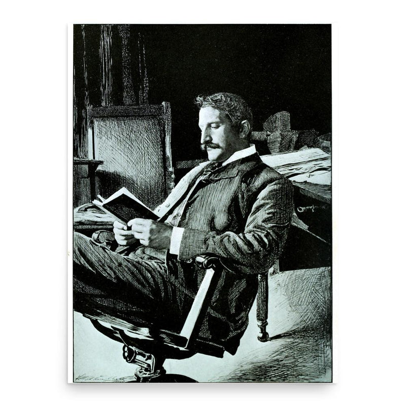 Frank Nelson Doubleday poster print, in size 18x24 inches.