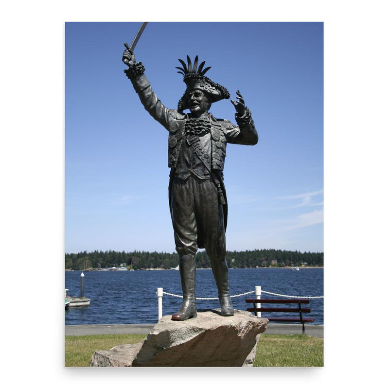 Frank Ney poster print, in size 18x24 inches.