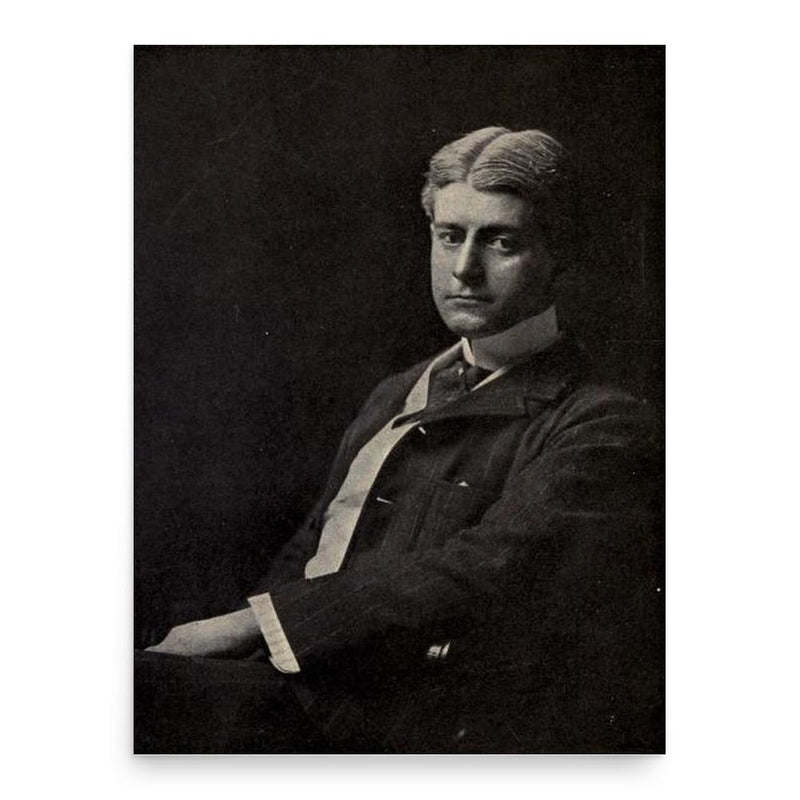 Frank Norris poster print, in size 18x24 inches.