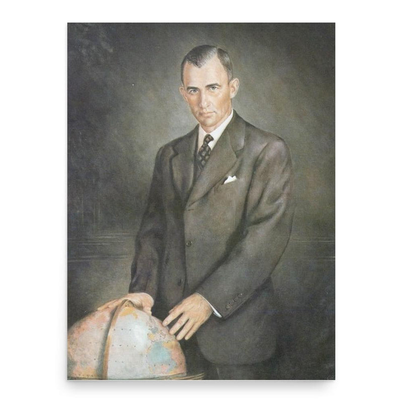 Frank Pace poster print, in size 18x24 inches.