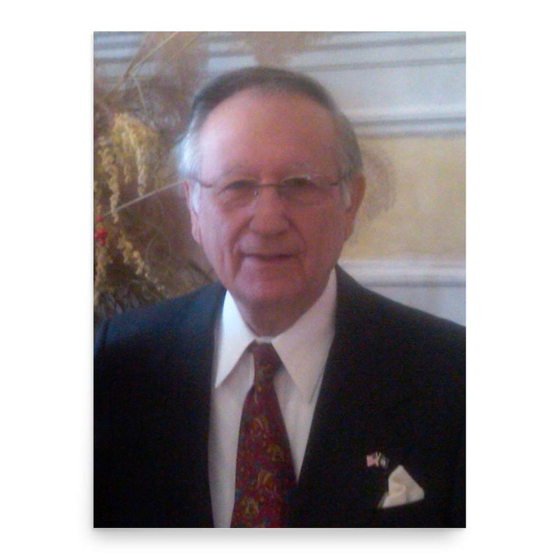 Frank Padavan poster print, in size 18x24 inches.