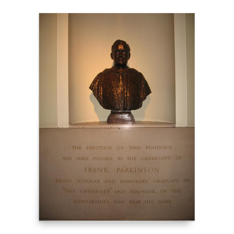 Frank Parkinson poster print, in size 18x24 inches.