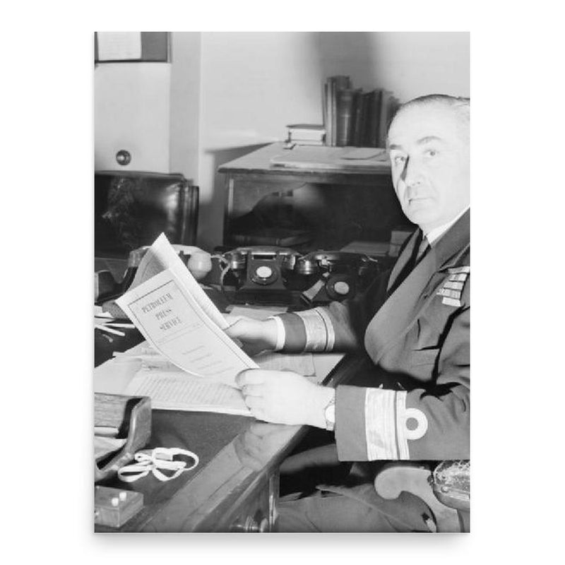 Frank Pegram poster print, in size 18x24 inches.